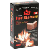 Break N' Burn Fire Starter Squares-24 squares- AW Perkins AWP-22
