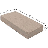 Cleveland Iron Works Firebrick For H110 Huron Wood Stoves (8” x 4” x 1.25”): 66712