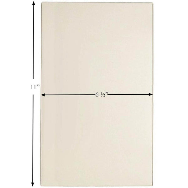 Earth Stove Rectangle Side Glass (11" x 6 1/2"): G1002-1