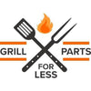 Barbecue Grill Brush, Bristle Free, 100% Rust Resistant Stainless Steel- Grill Parts For Less