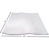 Heatilator Eco Choice Ceramic Fiber Blanket (24" x 26" x 1/2"): 832-3390-AMP