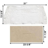 Quadra-Fire Baffle Board & Ceramic Kit: SRV433-0910