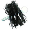 3" Round Pellet Stove Vent Brush by Rutland (fitting is 1/4"-20 thread): PS-3