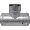Simpson Pellet Vent PRO 3" pipe to branch and 4" pipe to body Increaser Tee W/ Clean-Out Cap: 4PVP-T31
