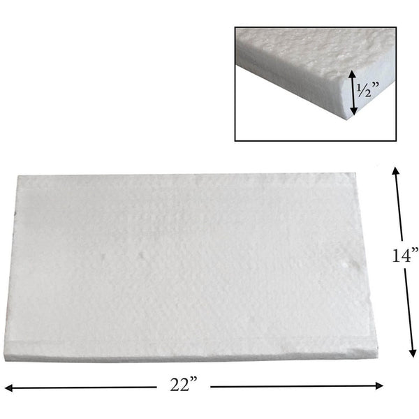 Universal Baffle Blanket #7. Measures 22" x 14'' x 1/2''