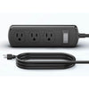 Waterproof 3-Outlet Surge Protector With 6 Ft Power Extension