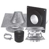 3" Vertical Through Ceiling Pipe Kits