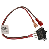 Heat N Glo Gas Fireplace On/Off Rocker Switch with Wires: 060-521A