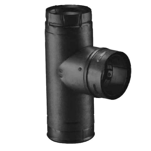 DuraVent PelletVent Pro 4" Single Tee w/ Clean Out Tee Cap: 4PVP-TB