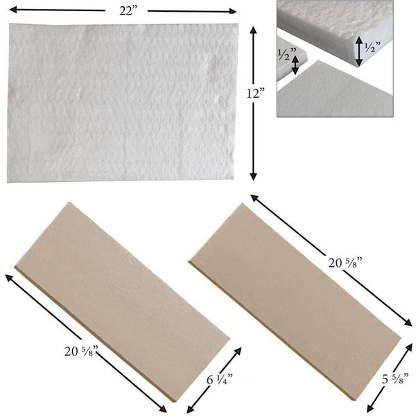 Ashley Ceramic Fiber Board & Blanket Kit: 88158-AMP