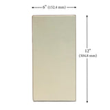 Hearthstone H-I Glass (12" × 6"): 91-58105-AMP