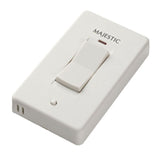Majestic White IntelliFire Touch Wireless On/Off Wall Switch: IFT-RC150