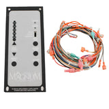 Country Flame Harvester Pellet Stove Control Board with Wiring Harness: NPS-1005-N-9