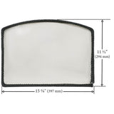 Heat N Glo Door Glass with Gasket (15-5/8" x 11-1/2"): SRV7000-012