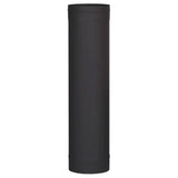 Ventis 6'' x 48'' Single-Wall Black Stove Pipe: VSB0648