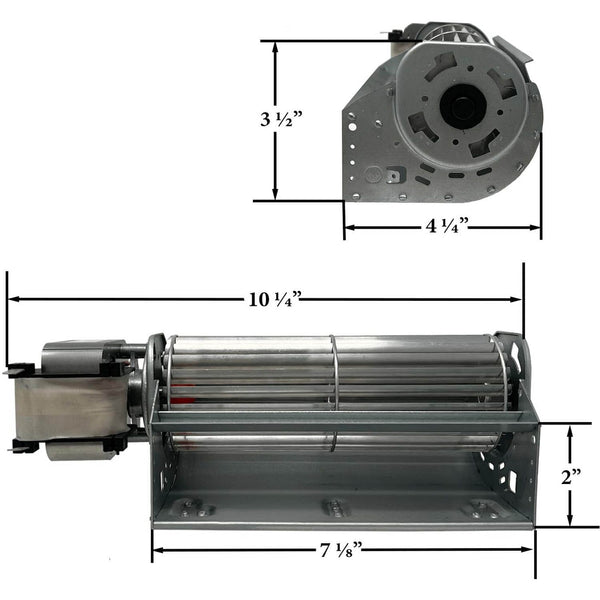 Archgard Gas Fireplace Replacement Blower: 305-0024-AMP