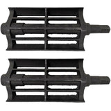 Ashley Cast Iron Shaker Grates (13" X 5" X 2 1/4") - 2 Pack: 40349-AMP