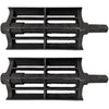 Ashley Cast Iron Shaker Grates (13" X 5" X 2 1/4") - 2 Pack: 40349-AMP