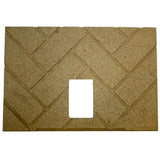 Ashley Vermiculite Board With Herringbone Pattern: 891705