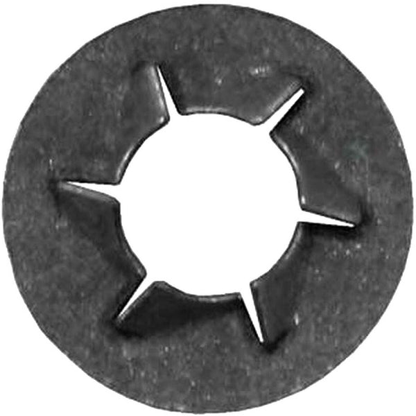Round Push Nut Black-Phosphate Steel (M10 Screw Size): NUT-10