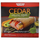 All Natural Cedar Wraps For Grilling (8-Pack)