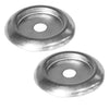 Blackstone Propane Griddle Hood Chrome Handle Bezels (2-Pack) : RP 90931