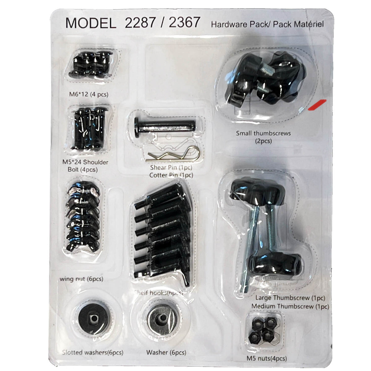 Blackstone Hardware Pack for Models 2367 and 2287 Gas Griddles