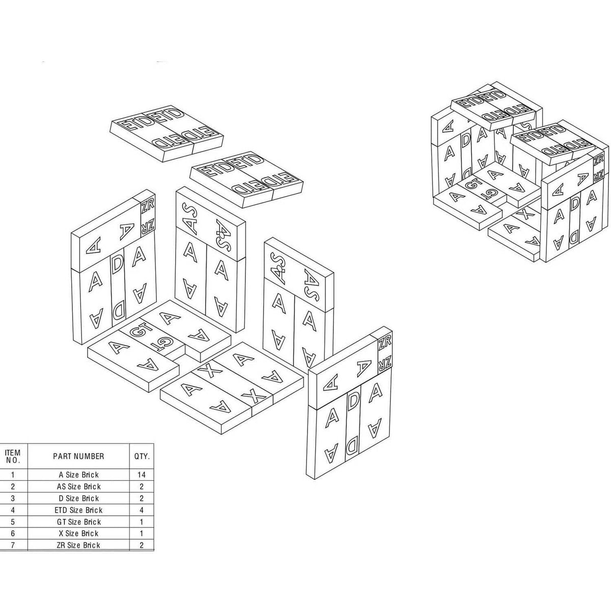 Complete Brick Assembly For The Blaze King Royal Guardian Rgt 3001 Wo 3182