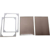 Buck Stove Double Door Glass (2-Pack) With Gaskets: PA500027-AMP