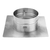 HomeSaver UltraPro 18" x 18" Collar Plate with Band Connection for 8 inch Chimney Liner: COP34294