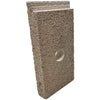 Earth Stove Firebrick Notched Top With Hole (1-1/4" x 4-1/2" x9 "): FB3