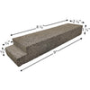 Firebrick 1-1/4" Thick 2-1/4" x 9". Notched top. Replaces Earth Stove brick FB5