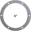 Gasket combustion motor to housing 6" round generic fits most stoves