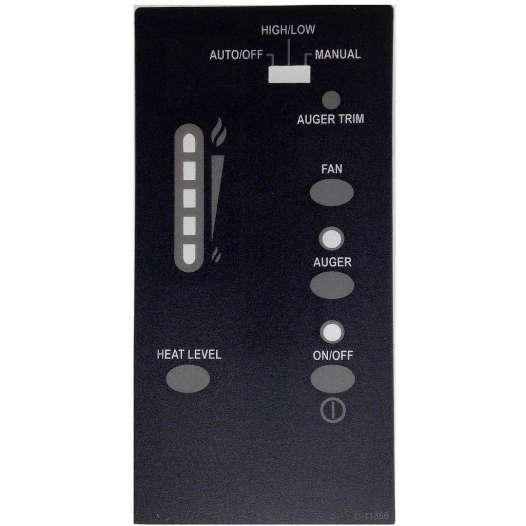 Regency Control Panel Decal With Horizontal T/Stat Switch (Post July 0