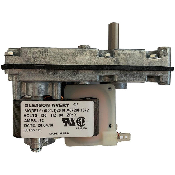 Enviro 1RPM CW Auger Motor Made in USA by Gleason Avery: EF-001-AMP