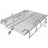 Green Mountain Grill Upper Smoke Rack with Collapsible legs for Davy Crockett Pellet Grill, P-6034