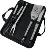 BBQ Grill 4-Piece Tool Set With Carrying Case By Grill Parts For Less