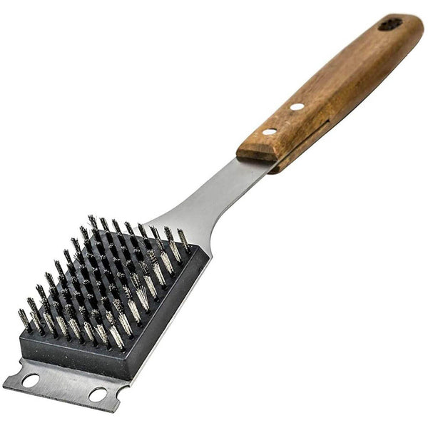 Barbecue Grill Scraper & Brush With No-Scratch Stainless Steel Bristles- Grill Parts For Less