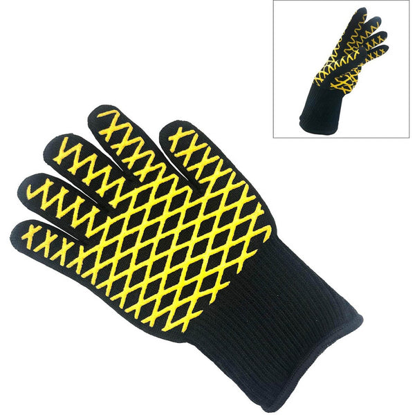 Heat Aid Heat Resistant Reversible Grill Glove. One Size Fits All