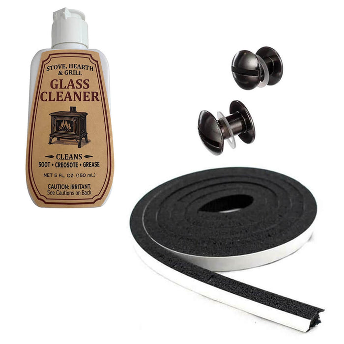 Harman Pellet Stove Hopper Lid Glass Installation & Maintenance Kit For 3-40-06693