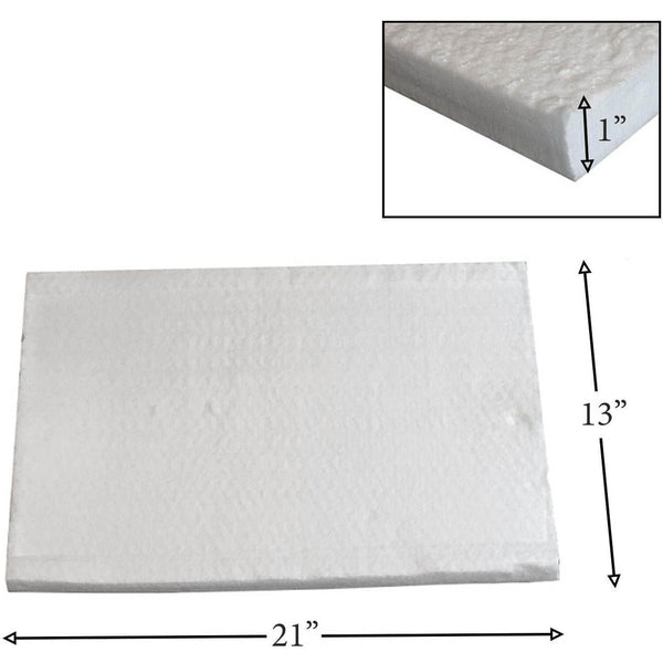 Hearthstone Ceramic Blanket (13" x 21" x 1"): 3120-200-AMP