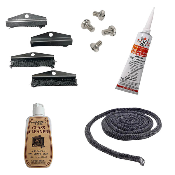 Jotul Wood Stove Glass Installation & Maintenance Kit For 224158
