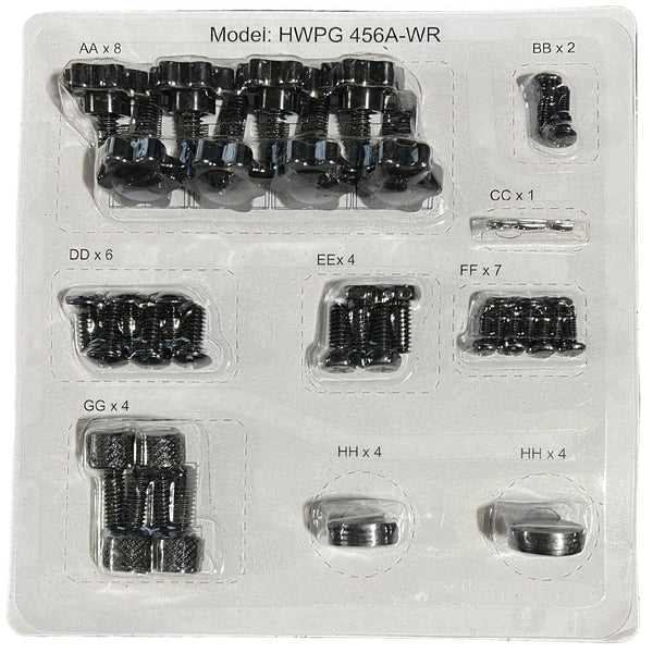 KingChii Damniss, Hardware Pack for model HWPG 456A Pellet Grill: HWPG-456A-WR