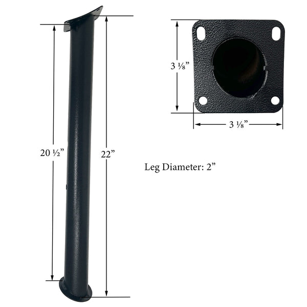 King Chii Damniss, Left Front Leg (#3) for Model HWPG 456C Pellet Grill