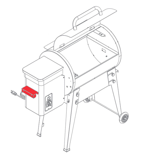 KingChii Damniss, Hopper Handle for all HWPG 456 Series Pellet Grills: KC-456-HH