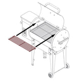 KingChii Damniss, Porcelain Enameled Warming Rack for all HWPG 456 Series Pellet Grills: KC-456-WR