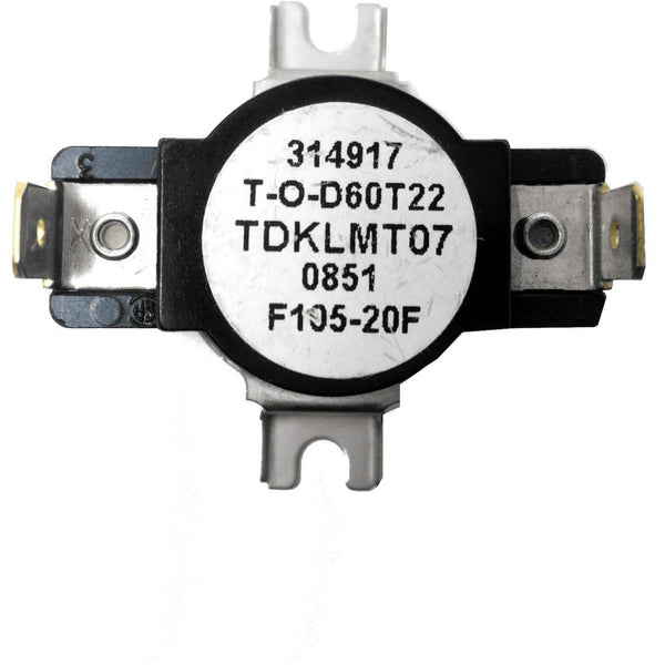 Kozi Low Limit Thermodisc Snap Switch (105 Degree): TDKLMT07