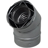SecureVent 45 Degree Pipe For Double Wall (4" ID x 6-5/8" OD): SV4E45