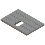 US Stove Ceramic Brick Backerboard for American Harvest 6041 Pellet Stoves: 891705-AMP