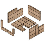 Napoleon 1900 Wood Stove Brick Set - Pumice: W580-0003-AMP